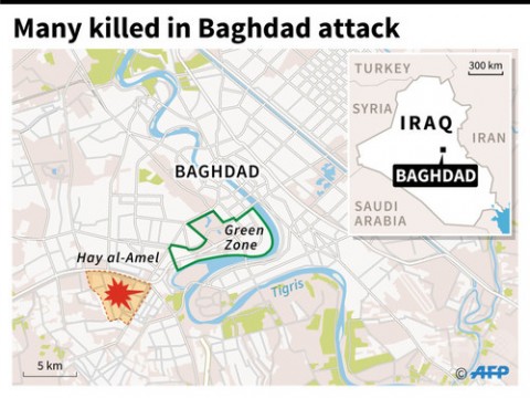伊拉克首都發生汽車炸彈攻擊，15人死亡，IS宣稱犯行