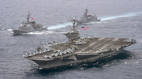 Carl Vinson currently in Philippine Sea