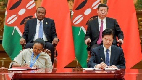 英媒：肯尼亞總統促中國解決與非洲貿易逆差