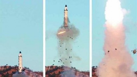 北朝鮮、北極星２の発射に「成功」　金正恩氏、量産化を指示