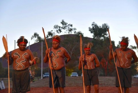 澳洲原住民頭目在聖地烏盧魯(Uluru)召開會議，希望憲法承認原住民族的地位