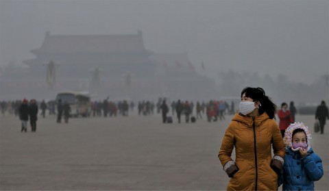 中國產生的一氧化碳大量流入韓國、日本、台灣