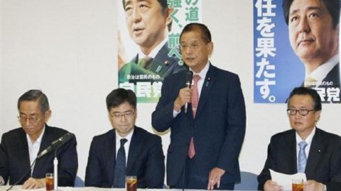 憲法議論加速 除日本自民黨外其他各黨也應表明立場