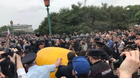 發動抗議  俄羅斯反對派領袖連同數百人被捕
