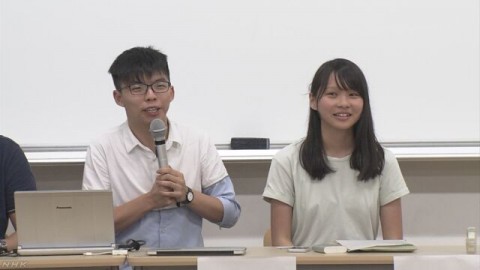 香港の学生団体のリーダーが講演 「１国２制度」維持訴え