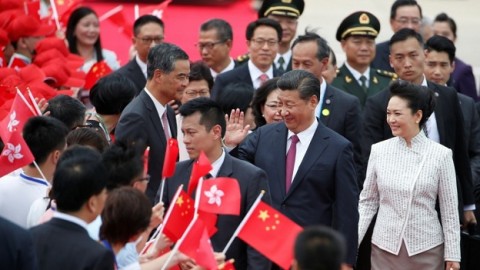 President Xi Jinping lauds efforts to curb Hong Kong independence advocates and offers full support