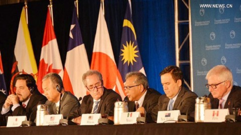 TPP跨太平洋夥伴關係協定11國磋商促使美國回歸