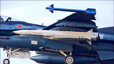日本F-2升級抗中 加掛新型反艦飛彈