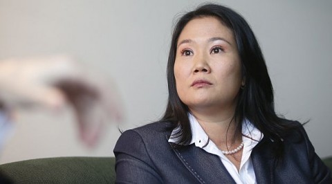 Keiko Fujimori, daughter of former Peru president Alberto Fujimori, recently captured for money laundering.