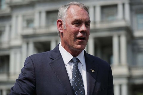 Sources close to Interior Secretary Ryan Zinke said he has made it known he plans to resign his position by the end of the year. Photo: Chip Somodevilla/Getty Images