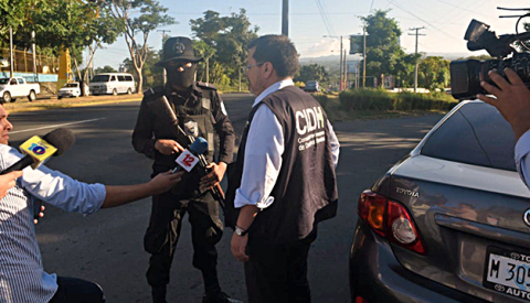 El representante de la Corte Interamericana de Derechos Humanos Alexandro Álvarez quien fue víctima de un intento de retén por parte de la Policía Sandinista