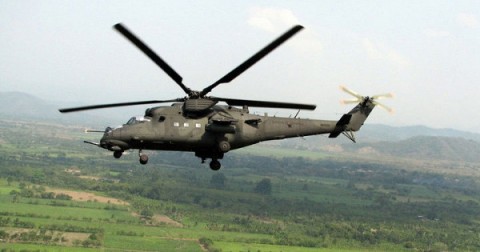 Во время сражения в нигерийском штате Борно разбился вертолет страны. В результате крушения погибли пять человек.