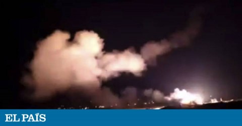 Misiles sobre el cielo de Damasco, el pasado 25 de diciembre.