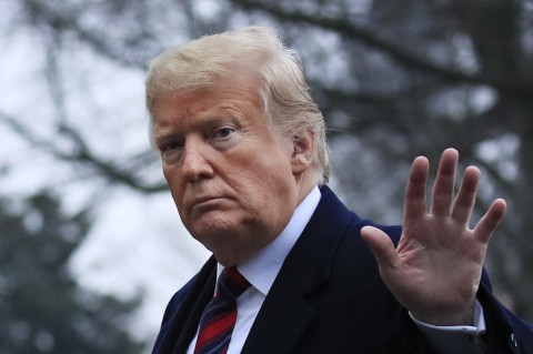 President Donald Trump held an extraordinary news conference from the White House in November, which resulted in a dramatic scene of scolding and insults. Photo: Manuel Balce Ceneta / AP