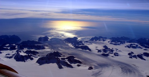 the NASA's IceBridge mission reported Greenland's melting during summer.