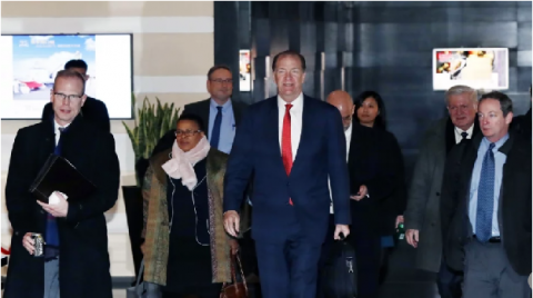 David Malpass, a member of the US trade delegation in Beijing