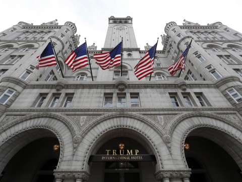 Stays by former Maine Gov. Paul LePage and his staff at the Trump International Hotel in Washington have already drawn legal scrutiny as a federal lawsuit examines alleged violations of the Constitution's emoluments clause. Photo: Alex Brandon / AP