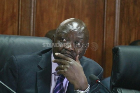 Energy PS Joseph Njoroge when he appeared before National Assembly Public Accounts Committee at Parliament. 