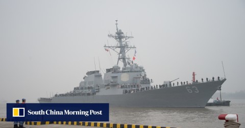 The guided missile destroyer USS Stethem was one of the two US ships involved in Monday’s operation.