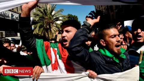 Young Algerians have been leading the protests against President Abdelaziz Bouteflika