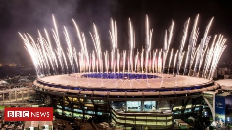 The Maracana stadium has a capacity of around 78,000