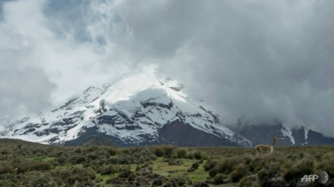 封閉欽博拉索火山的冰川正在消退，對生活在其斜坡上的土著居民的影響是深遠的