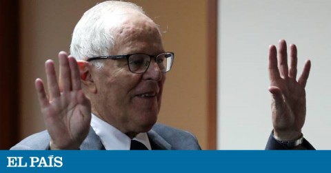 El expresidente peruano Pedro Pablo Kuczynski, el lunes en una vista en la Fiscalía