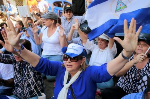 Dozens of Nicaraguans arrested in anti-government march –opposition