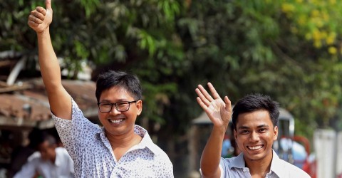 緬甸釋放路透社記者-東南亞記者的虛假黎明。