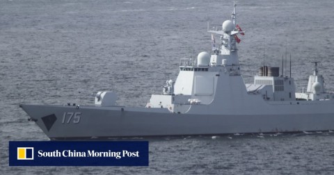 The Yinchuan, one of China’s Type 052D destroyers.