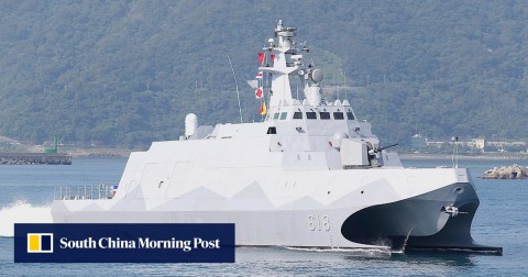 Taiwan began mass production of its Tuo Jiang-class missile corvettes on Friday. 