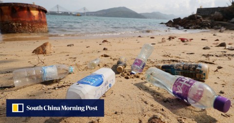 Plastic bottles found on Hong Kong’s beaches could have drifted in from the region.