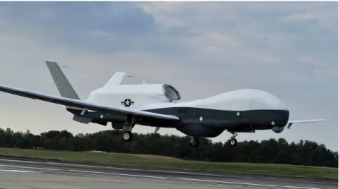  An MQ-4C Triton drone of the type shot down in the Gulf. 