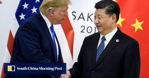 美國與中國總統。