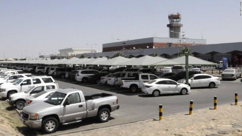 Abha airport in southwestern Saudi Arabia.
