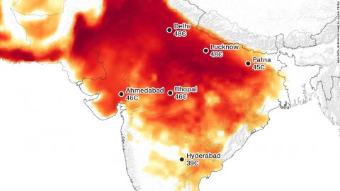 地球暖化可能造成一些印度區域未來變成無法居住的地方。