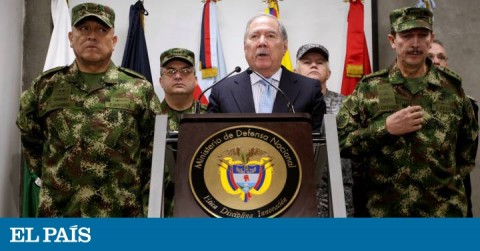 El ministro de Defensa de Colombia, Guillermo Botero. 