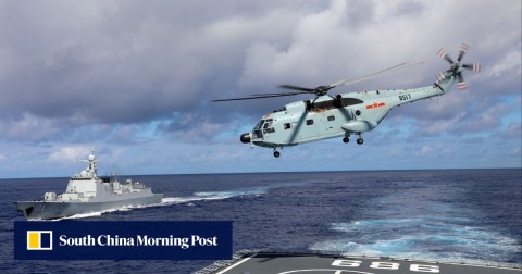 Beijing says its air and naval forces will stage a “routine” military exercise near the Taiwan Strait in the coming days. 