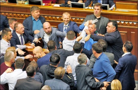 烏克蘭國會又開打