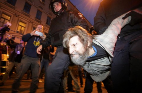 【大膽片】俄羅斯80城市爆反普丁示威　警已逮260人