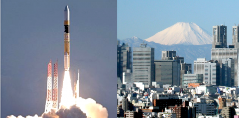 日本在其位於南部的航天中心，發射載有第四枚高精準導航衛星的H-2A型火箭