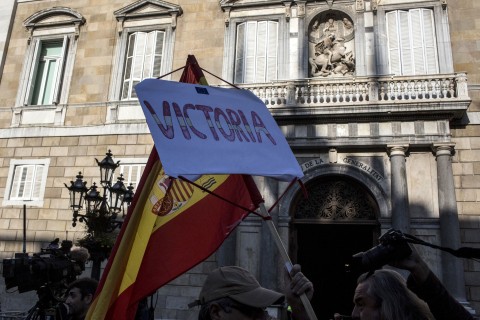 Separatist Catalans retreat as Spanish authorities quash bid for independence