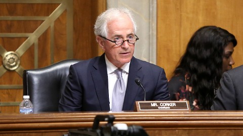 Corker knocks Trump over 'totally inappropriate' Justice Department remarks