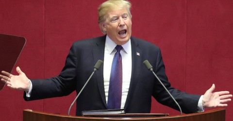 Trump Plugged His Golf Resort In A Speech Before The South Korean Legislature