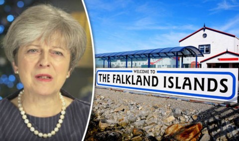 英國首相特蕾莎·梅可表示不會在福克蘭群島自治權上妥協。