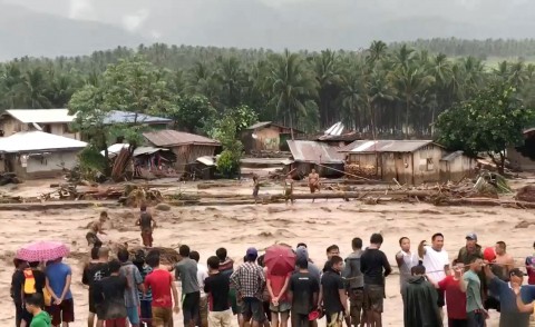 菲律賓南部的颱風災難造成120人死亡和160人失踪。