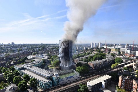 A fridge freezer sparked the Grenfell Tower blaze last June. Photo: Getty Images