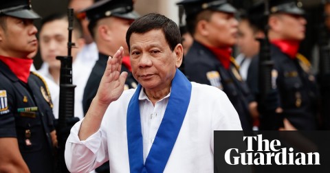 Philippines president Rodrigo Duterte in Manila. Photo: Mark R. Cristino/EPA