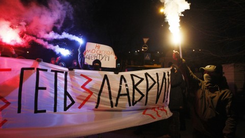 言論自由再度遭踐踏：烏克蘭另一家報社遭焚燬。