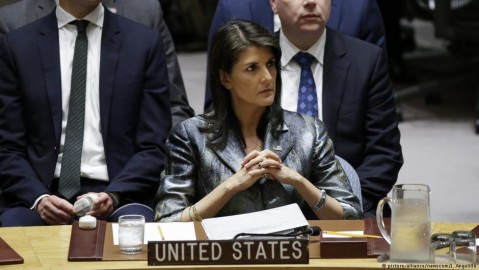 US Ambassador to the UN Nikki Haley. Photo: J. Angelillo/newscom
